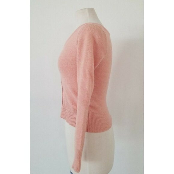 Divided Button Up Wool Long Sleeve Size 10 - Picture 2 of 5